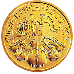 Венский Филармоникер (Wiener Philharmoniker Gold), 1 унц.