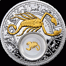 Знаки зодиака. Скорпион. 2013 (Scorpio. 2013), серебро с позолотой, 20 рублей РБ